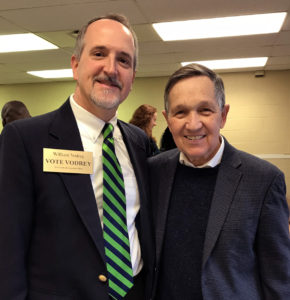 William with Dennis Kucinich, candidate for Ohio Governor