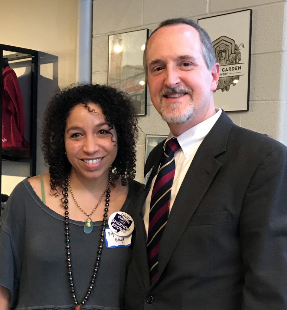 William with Janine Boyd, State Representative